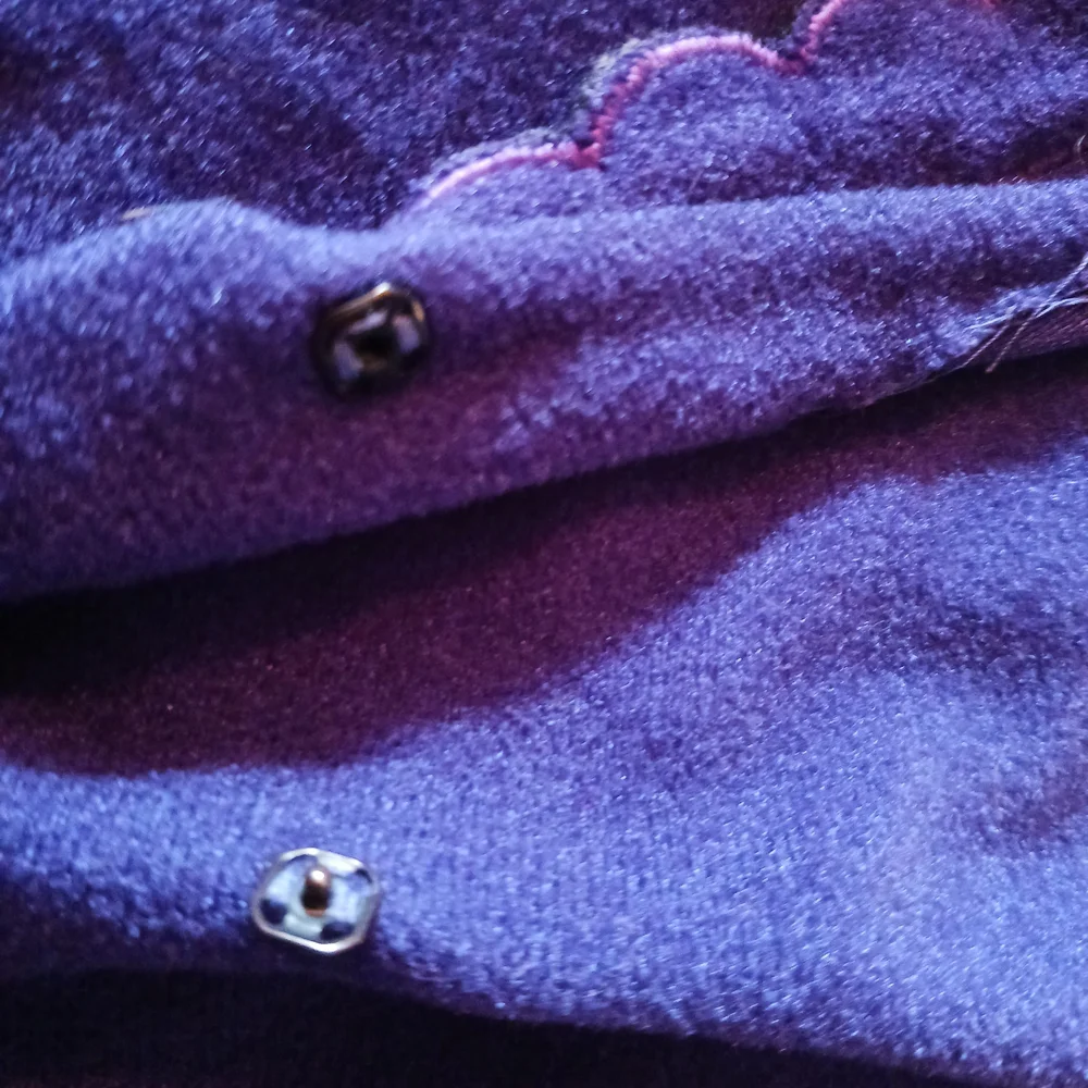 Vintage 90's Vanity Fair Purple Robe - Picture 9 of 15
